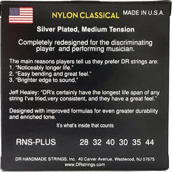 Nylon snaren voor klassieke gitaar DR Strings RNS-PLUS - 3