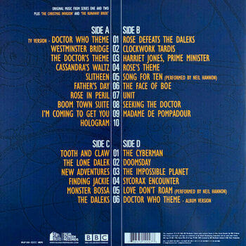 Hanglemez Original Soundtrack - Doctor Who -Series 1 & 2 (Orange Vinyl) (2 LP) - 6
