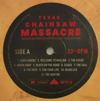 Vinyl Record Original Soundtrack - Texas Chainsaw Massacre (Sunflower And Blood Vinyl) (LP) - 3