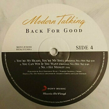 Disco de vinilo Modern Talking - Back For Good (180g) (2 LP) - 5