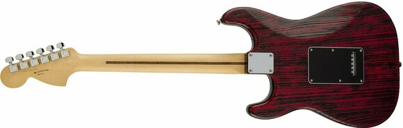 Električna kitara Fender Limited Edition Sandblasted Strat Crimson Red Transparent - 3