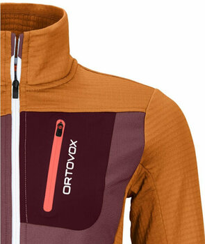 Hættetrøje til udendørs brug Ortovox Fleece Grid Jacket W Sly Fox XS Hættetrøje til udendørs brug - 2