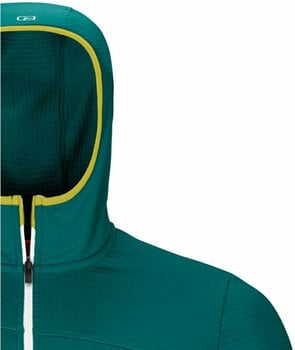 Pulover na prostem Ortovox Fleece Grid Hoody M Pacific Green M Pulover na prostem - 2