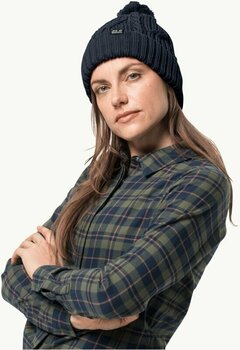 Bonnet de Ski Jack Wolfskin Stormlock Pompom Beanie Night Blue UNI Bonnet de Ski - 2