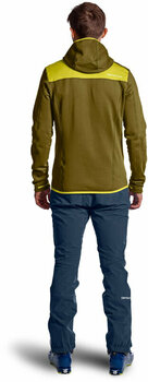 Sudadera con capucha para exteriores Ortovox Fleece M Pacific Green M Sudadera con capucha para exteriores - 6