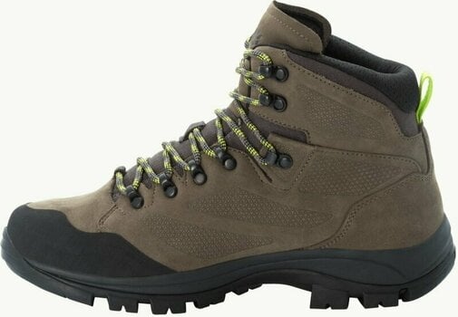 Mens Outdoor Shoes Jack Wolfskin Rebellion Texapore Mid M Khaki/Phantom 40,5 Mens Outdoor Shoes - 4