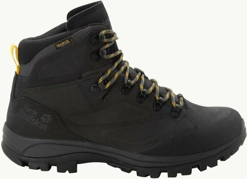 Mens Outdoor Shoes Jack Wolfskin Rebellion Texapore Mid M Phantom/Burly Yellow 40 Mens Outdoor Shoes - 2