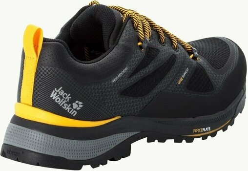 Chaussures outdoor hommes Jack Wolfskin Force Striker Texapore Low M Black/Burly Yellow 40,5 Chaussures outdoor hommes - 3