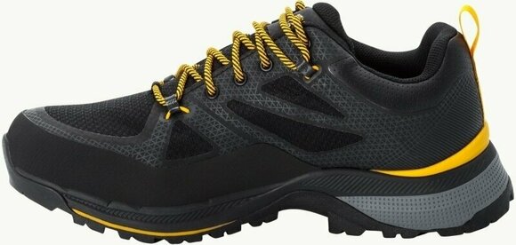 Mens Outdoor Shoes Jack Wolfskin Force Striker Texapore Low M Black/Burly Yellow 40,5 Mens Outdoor Shoes - 4