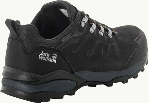 Moški pohodni čevlji Jack Wolfskin Refugio Texapore Low M Phantom/Burly Yellow 40 Moški pohodni čevlji - 3