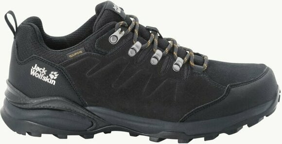 Mens Outdoor Shoes Jack Wolfskin Refugio Texapore Low M Phantom/Burly Yellow 40,5 Mens Outdoor Shoes - 2