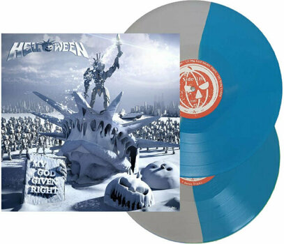 Vinyl Record Helloween - My God-Given Right (Blue/Gray Vinyl) (2 LP) - 2