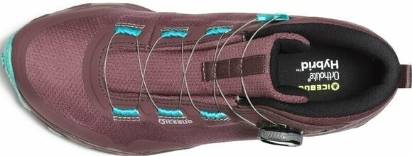 Womens Outdoor Shoes Icebug Rover Mid Womens RB9X GTX Dust Plum/Mint 37 Womens Outdoor Shoes - 4