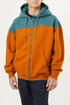 Felpa outdoor E9 Over Fleece Hoodie Woodland XL Felpa outdoor - 3