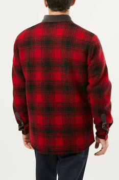 Sudadera con capucha para exteriores E9 80S Shirt Red/Black L Sudadera con capucha para exteriores - 4