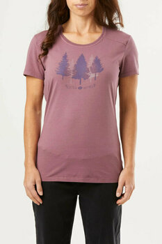 T-shirt de exterior E9 5Trees Women's Vintage Blue M Camiseta - 3