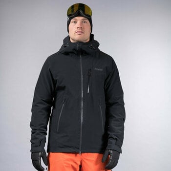 Skijacke Bergans Oppdal Insulated Jacket Black/Solid Charcoal M - 2