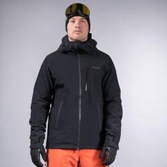 Lyžařská bunda Bergans Oppdal Insulated Jacket Black/Solid Charcoal L Lyžařská bunda - 1