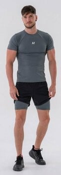 Fitness shirt Nebbia Functional Slim-fit T-shirt Grey L Fitness shirt - 6