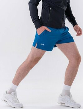 Fitness kalhoty Nebbia Double-Layer Shorts with Smart Pockets Black XL Fitness kalhoty - 2