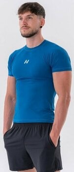Fitness shirt Nebbia Functional Slim-fit T-shirt Blue M Fitness shirt - 2