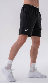 Fitness spodnie Nebbia Relaxed-fit Shorts with Side Pockets Black XL Fitness spodnie - 2