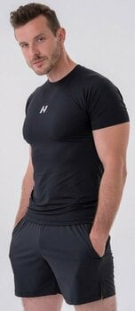T-shirt de fitness Nebbia Functional Slim-fit T-shirt Black M T-shirt de fitness - 2