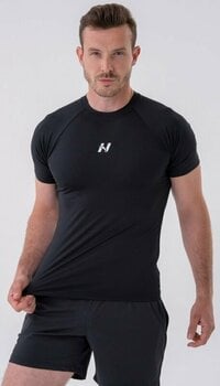Majica za fitnes Nebbia Functional Slim-fit T-shirt Black M Majica za fitnes - 3
