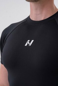 Majica za fitnes Nebbia Functional Slim-fit T-shirt Black XL Majica za fitnes - 4