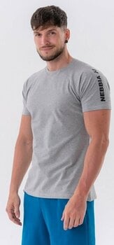 Träning T-shirt Nebbia Sporty Fit T-shirt Essentials Light Grey XL Träning T-shirt - 2