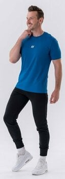 T-shirt de fitness Nebbia Classic T-shirt Reset Blue M T-shirt de fitness - 5