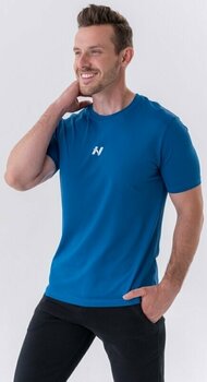 T-shirt de fitness Nebbia Classic T-shirt Reset Blue L T-shirt de fitness - 2
