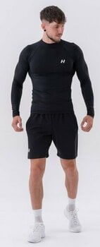 T-shirt de fitness Nebbia Functional T-shirt with Long Sleeves Active Black M T-shirt de fitness - 9