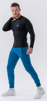 Tricouri de fitness Nebbia Functional T-shirt with Long Sleeves Active Black M Tricouri de fitness - 12