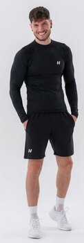 Fitness tričko Nebbia Functional with Long Sleeves Active Black XL Fitness tričko - 7