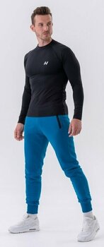 Fitness koszulka Nebbia Functional with Long Sleeves Active Black XL Fitness koszulka - 11