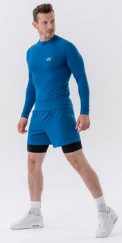 Фитнес тениска Nebbia Functional T-shirt with Long Sleeves Active Blue M Фитнес тениска - 7