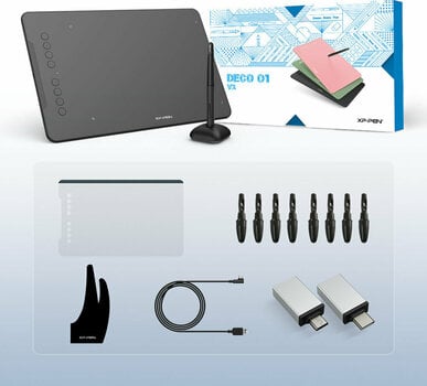 Grafický tablet XPPen Deco 01 (v2) - 8