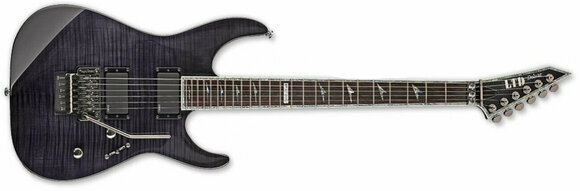 Electric guitar ESP LTD M-1000 FR See Thru Black - 2