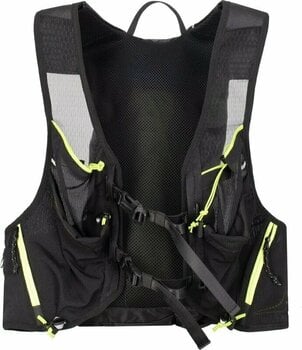 Running backpack Rock Experience Mach 12 Trail Running Backpack Caviar/Safety Yellow UNI Running backpack - 2