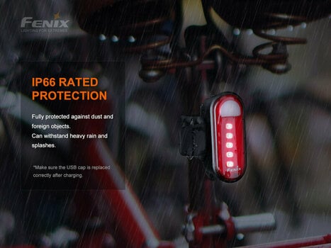 Oświetlenie rowerowe tylne Fenix BC05R V2.0 15 lm Oświetlenie rowerowe tylne - 11