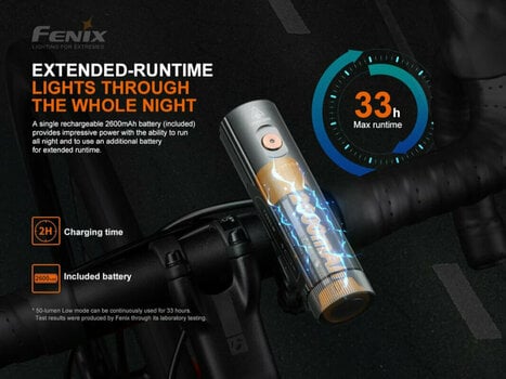 Oświetlenie rowerowe przednie Fenix BC21R V3.0 1200 lm Oświetlenie rowerowe przednie - 7