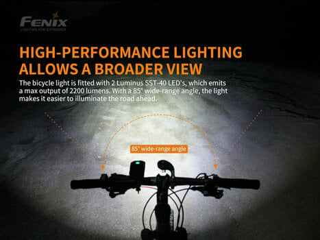 Oświetlenie rowerowe przednie Fenix BC30 V2.0 2200 lm Oświetlenie rowerowe przednie - 6