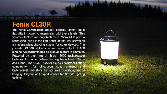 Ručna baterijska svjetiljka Fenix CL30R Black Ručna baterijska svjetiljka - 8