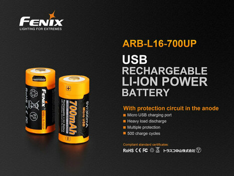 Baterije Fenix ARB-L16-700UP - 2