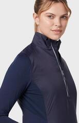 Jasje Callaway Mixed Media 1/4 Zip Water Resistant Peacoat M Jasje - 2