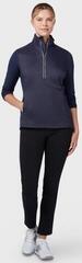 Jasje Callaway Mixed Media 1/4 Zip Water Resistant Peacoat M Jasje - 3