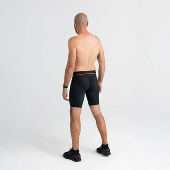 Fitness fehérnemű SAXX Hyperdrive Long Leg Boxer Brief Blackout M Fitness fehérnemű - 4