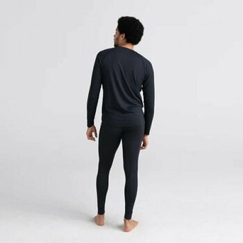 Thermal Underwear SAXX Quest Long Sleeve Crew Black L Thermal Underwear - 4