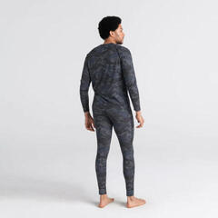 Lenjerie termică SAXX Quest Long Sleeve Crew Navy Mountainscape M Lenjerie termică - 3